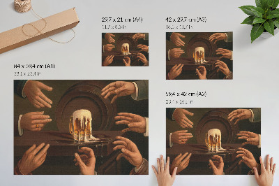 Plagát „Sedem mužských rúk“