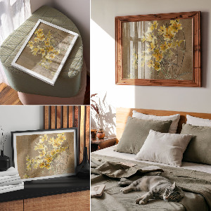 Plagát na stenu Žltý kvet