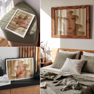 Poster Tvár za oponou