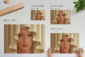 Poster Tvár za oponou