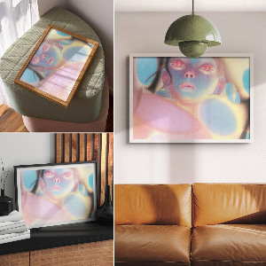 Poster Futuristická postava