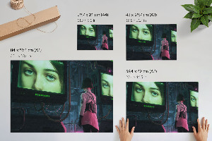 Plagát na stenu Futuristická technológia