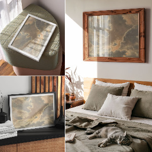 Plagát Oblaky na oblohe