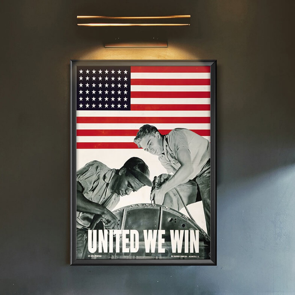 americké propagandistické plagáty