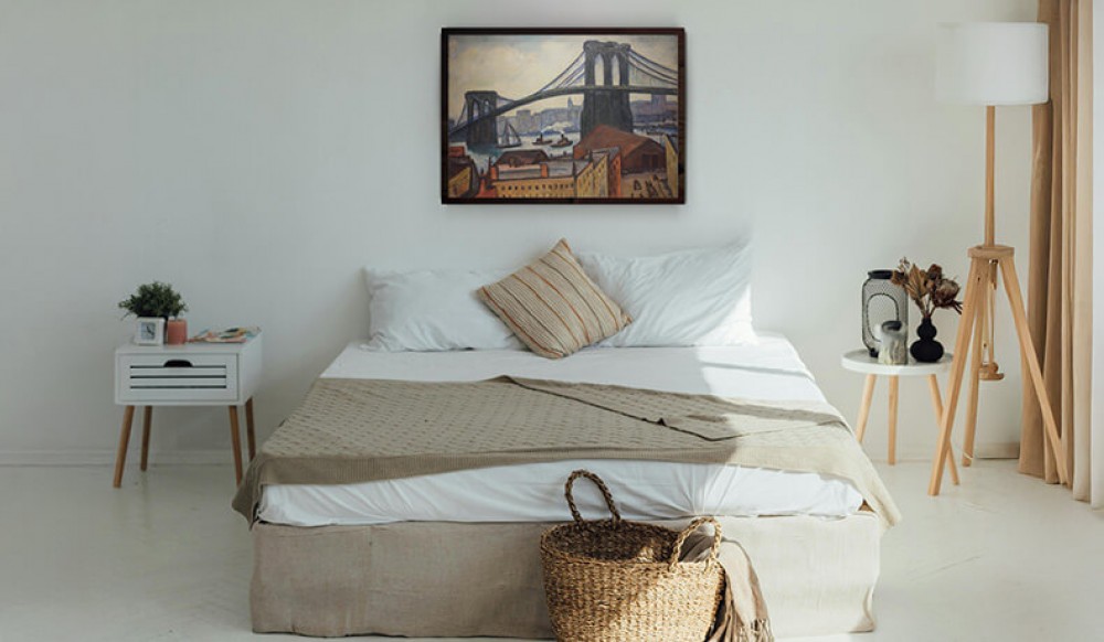 Spálňa v štýle vintage